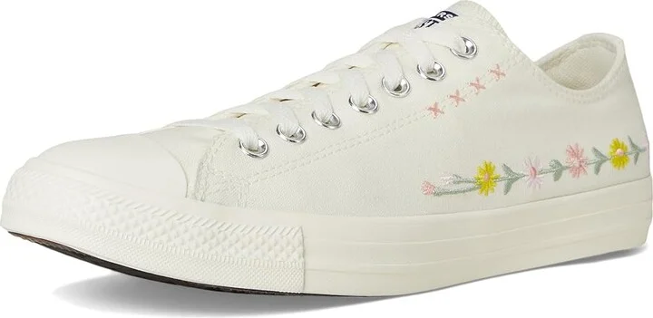 Converse Chuck Taylor All Star Low Top Sneaker Classic Shoes Egret/Foothill Green : Men's 11.5 - Women's 13.5 Medium, Canvas - Image 5