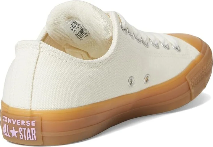 Converse Chuck Taylor All Star Low-Top Sneaker Classic Shoes Egret/Gum/Orchid Dust : Men's 13 - Women's 15 Medium, Canvas - Image 4