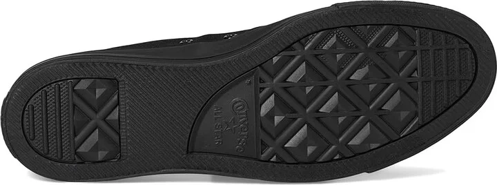 Converse Chuck Taylor All Star Low Top Sneaker Classic Shoes Monochrome Black : Men's 11 - Women's 13 Medium, Canvas - Image 3