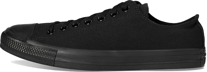 Converse Chuck Taylor All Star Low Top Sneaker Classic Shoes Monochrome Black : Men's 11 - Women's 13 Medium, Canvas - Image 6