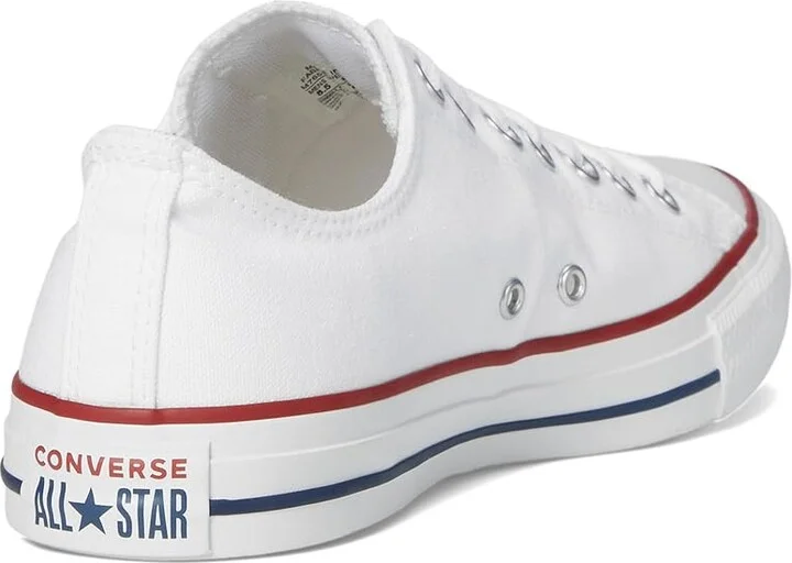 Converse Chuck Taylor All Star Low Top Sneaker Classic Shoes Optical White : Men's 11 - Women's 13 Medium, Canvas - Image 4