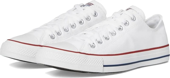 Converse Chuck Taylor All Star Low Top Sneaker Classic Shoes Optical White : Men's 11 - Women's 13 Medium, Canvas