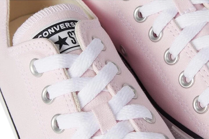 Converse Chuck Taylor All Star Low Top Sneaker Classic Shoes Pink Foam : Men's 11.5 - Women's 13.5 Medium, Canvas - Image 7