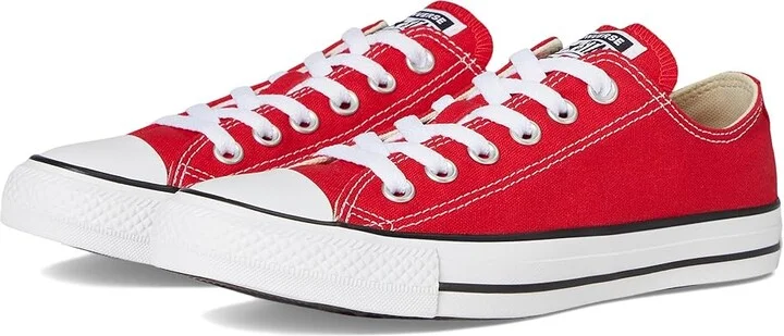 Converse Chuck Taylor All Star Low Top Sneaker Classic Shoes Red : Men's 11 - Women's 13 Medium, Canvas