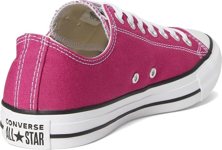 Converse Chuck Taylor All Star Low-Top Sneaker Classic Shoes Vermillion Red : Men's 6 - Women's 8 Medium, Canvas - Image 4