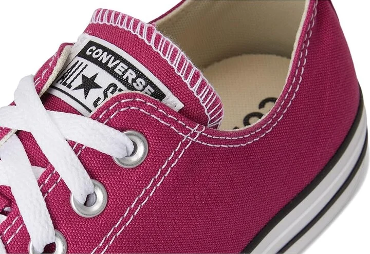 Converse Chuck Taylor All Star Low-Top Sneaker Classic Shoes Vermillion Red : Men's 6 - Women's 8 Medium, Canvas - Image 7