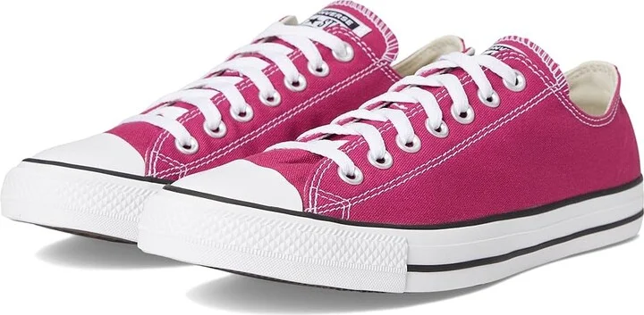Converse Chuck Taylor All Star Low-Top Sneaker Classic Shoes Vermillion Red : Men's 6 - Women's 8 Medium, Canvas
