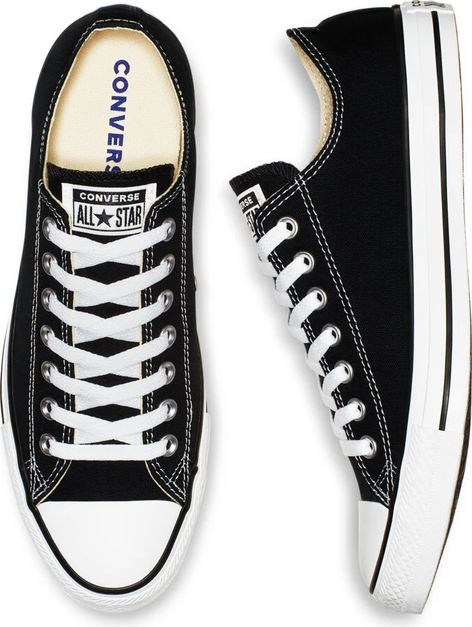 Converse Chuck Taylor All Star Low Top Unisex Shoes in Black | M9166-000 - Image 7