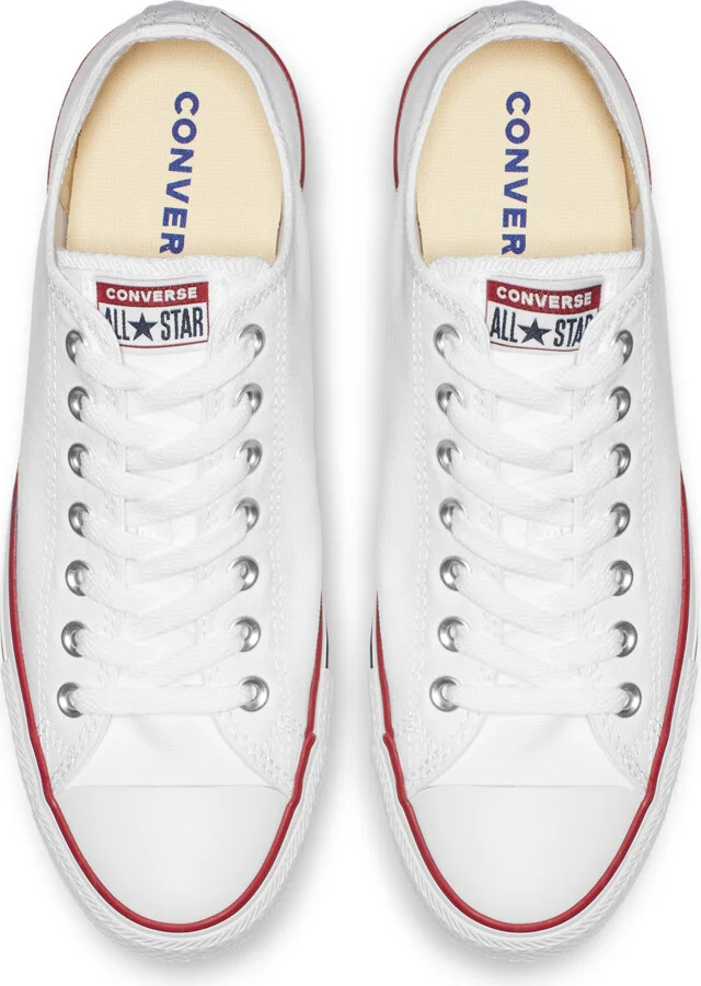Converse Chuck Taylor All Star Low Top Unisex Shoes in White | M7652-000 - Image 4