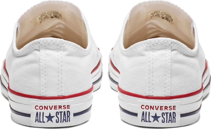 Converse Chuck Taylor All Star Low Top Unisex Shoes in White | M7652-000 - Image 6