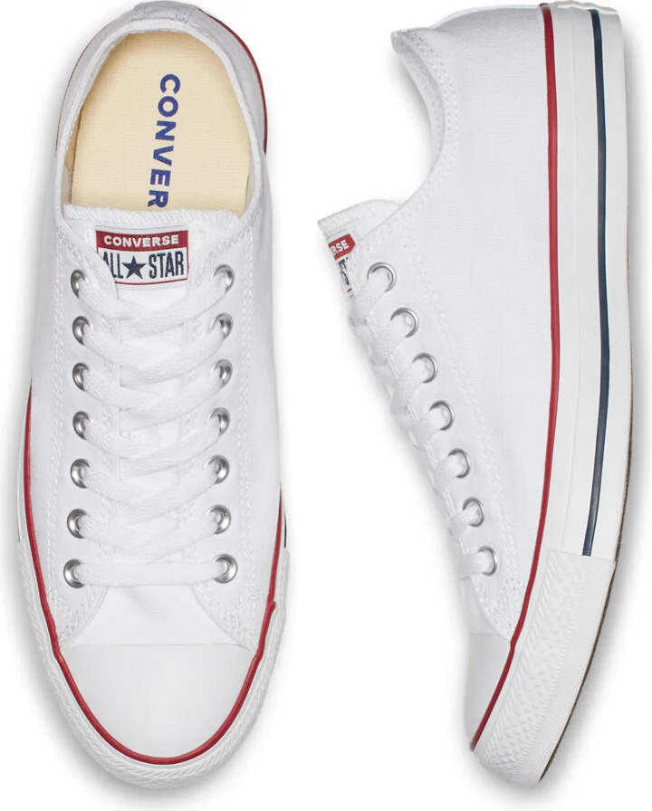Converse Chuck Taylor All Star Low Top Unisex Shoes in White | M7652-000 - Image 7