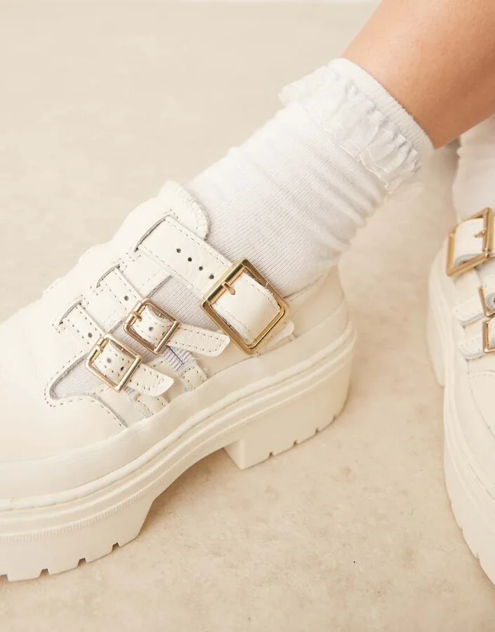 Converse Chuck Taylor All Star Lugged Heel Mary Jane Platform in white - Image 2