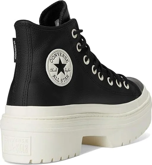 Converse Chuck Taylor All Star Lugged Heel Platform Waterproof Women's Shoes Black/Black/Egret : 8.5 B - Medium, Leather/Rubber - Image 4