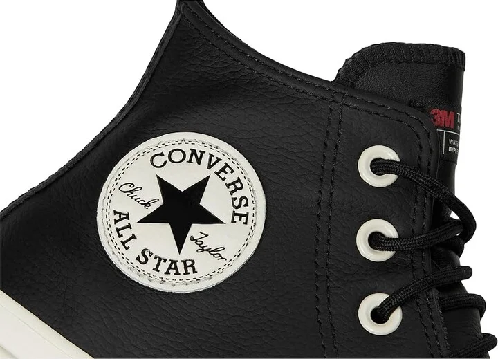 Converse Chuck Taylor All Star Lugged Heel Platform Waterproof Women's Shoes Black/Black/Egret : 8.5 B - Medium, Leather/Rubber - Image 7