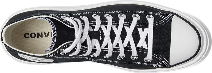 Converse Chuck Taylor All Star Lugged Heel Platform Waterproof Women's Shoes Black/White/Egret : 5 B - Medium, Canvas - Image 2