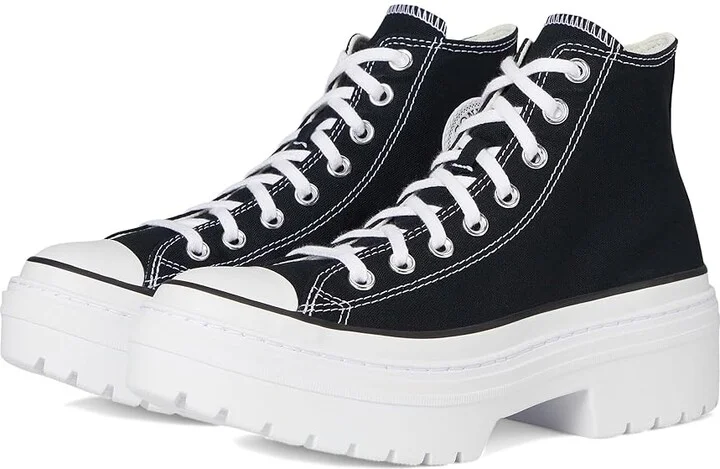 Converse Chuck Taylor All Star Lugged Heel Platform Waterproof Women's Shoes Black/White/Egret : 5 B - Medium, Canvas