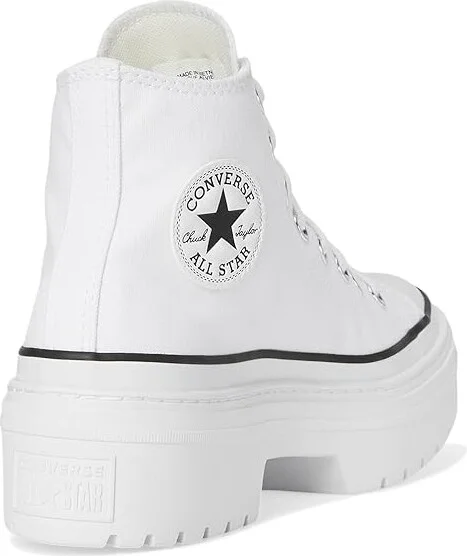 Converse Chuck Taylor All Star Lugged Heel Platform Waterproof Women's Shoes White/Black/Egret : 5 B - Medium, Canvas - Image 4