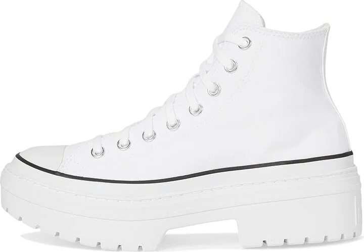 Converse Chuck Taylor All Star Lugged Heel Platform Waterproof Women's Shoes White/Black/Egret : 5 B - Medium, Canvas - Image 6