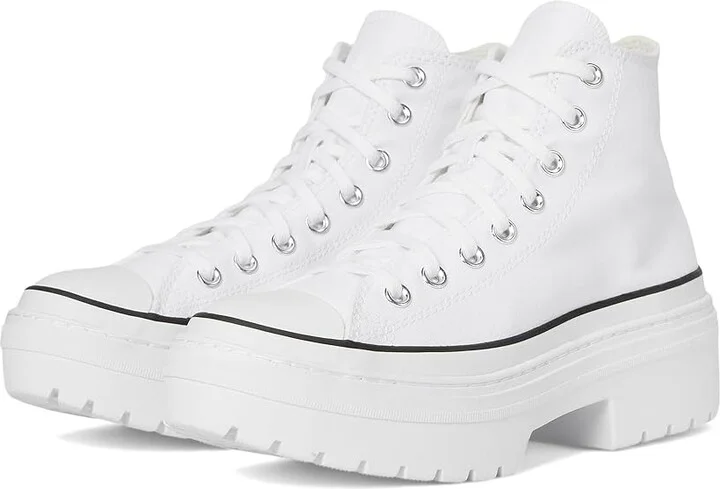 Converse Chuck Taylor All Star Lugged Heel Platform Waterproof Women's Shoes White/Black/Egret : 5 B - Medium, Canvas