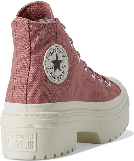 Converse Chuck Taylor All Star Lugged Heel Women's Cold Weather Boots Light Saddle/Egret/Black : 9 Medium, Canvas - Image 4