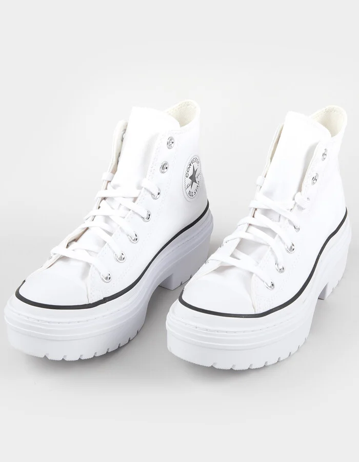 CONVERSE Chuck Taylor All Star Lugged Heel Womens High Top Platform Shoes - Image 2