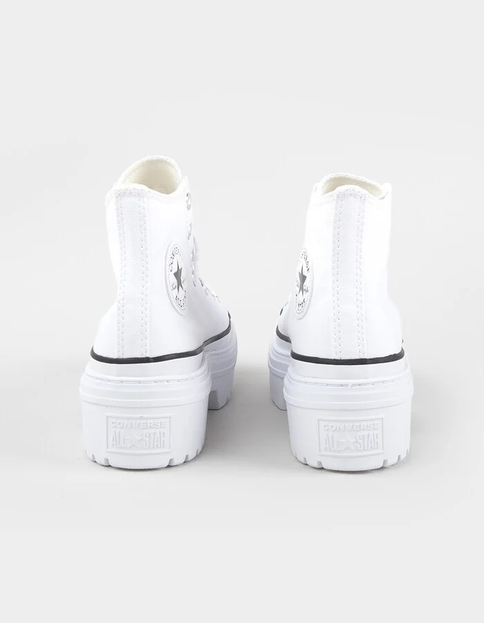 CONVERSE Chuck Taylor All Star Lugged Heel Womens High Top Platform Shoes - Image 4