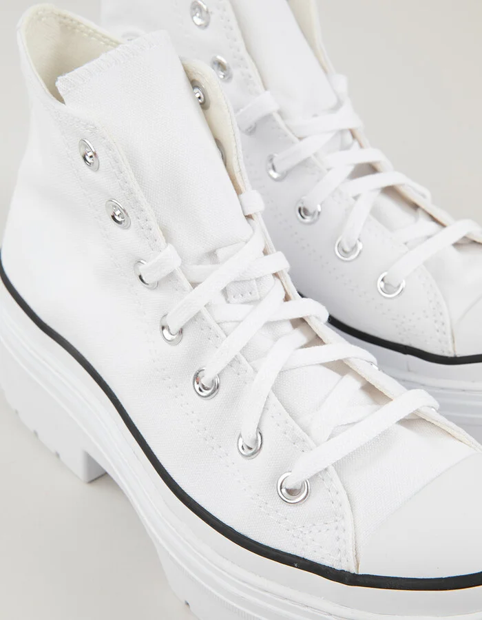 CONVERSE Chuck Taylor All Star Lugged Heel Womens High Top Platform Shoes - Image 6