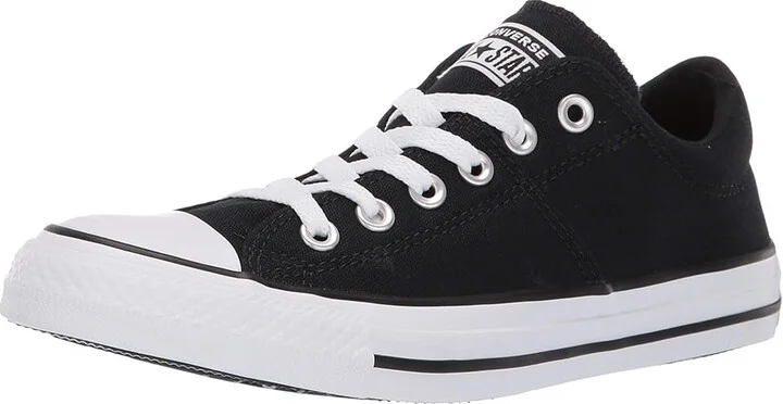 Converse Chuck Taylor All Star Madison Low Top Sneaker Women's Shoes Black/Natural Ivory/White : 10 B - Medium, Canvas - Image 2