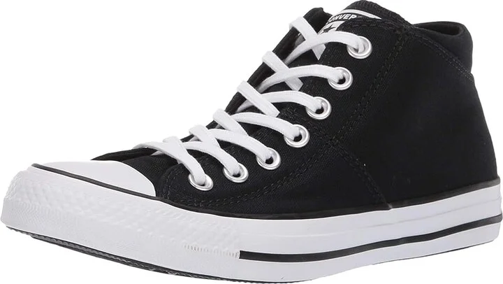 Converse Chuck Taylor All Star Madison Mid-Top Sneaker Women's Shoes Black : 10 B - Medium, Textile - Image 2