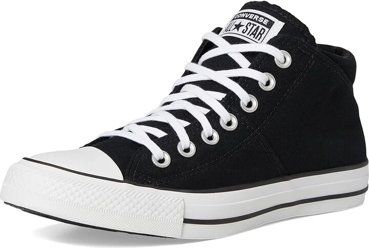 Converse Chuck Taylor All Star Madison Mid-Top Sneaker Women's Shoes Black : 10 B - Medium, Textile - Image 6