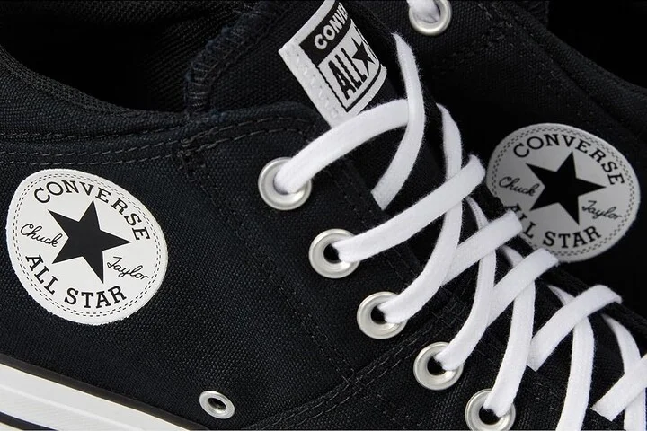 Converse Chuck Taylor All Star Madison Mid-Top Sneaker Women's Shoes Black : 10 B - Medium, Textile - Image 8