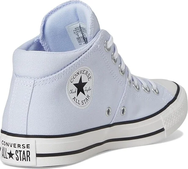 Converse Chuck Taylor All Star Madison Mid-Top Sneaker Women's Shoes Blueberry Ice/White/Black : 5.5 B - Medium, Textile/Rubber/Canvas - Image 4
