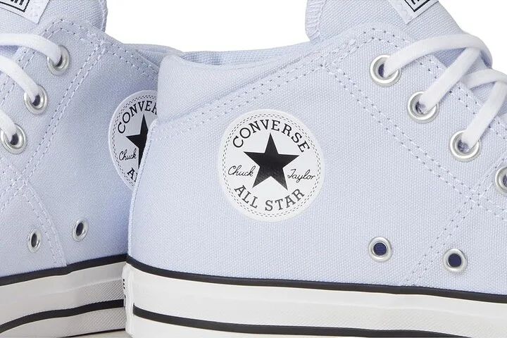 Converse Chuck Taylor All Star Madison Mid-Top Sneaker Women's Shoes Blueberry Ice/White/Black : 5.5 B - Medium, Textile/Rubber/Canvas - Image 7