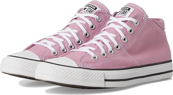 Converse Chuck Taylor All Star Madison Mid-Top Sneaker Women's Shoes Cliffside Rose/White/Black : 6 B - Medium, Textile/Canvas
