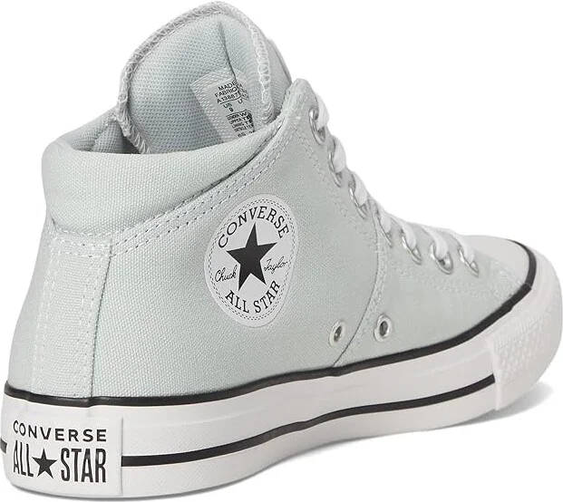 Converse Chuck Taylor All Star Madison Mid-Top Sneaker Women's Shoes Rainwashed Grey/White/Black : 5.5 B - Medium, Textile/Canvas - Image 4
