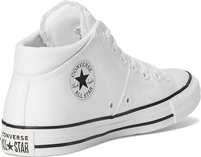 Converse Chuck Taylor All Star Madison Mid-Top Sneaker Women's Shoes White/Black/White : 5.5 B - Medium, Textile/Canvas - Image 4