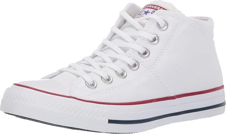 Converse Chuck Taylor All Star Madison Mid-Top Sneaker Women's Shoes White/White/White : 5.5 B - Medium, Textile - Image 2