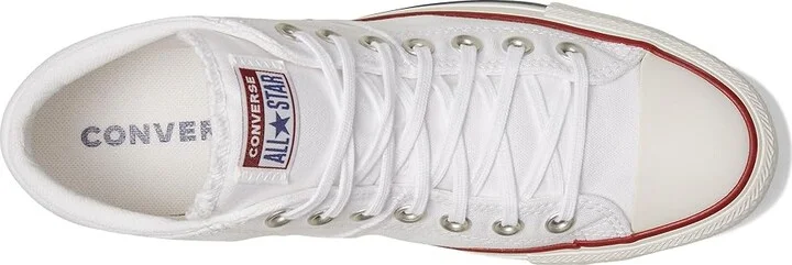 Converse Chuck Taylor All Star Madison Mid-Top Sneaker Women's Shoes White/White/White : 5.5 B - Medium, Textile - Image 3