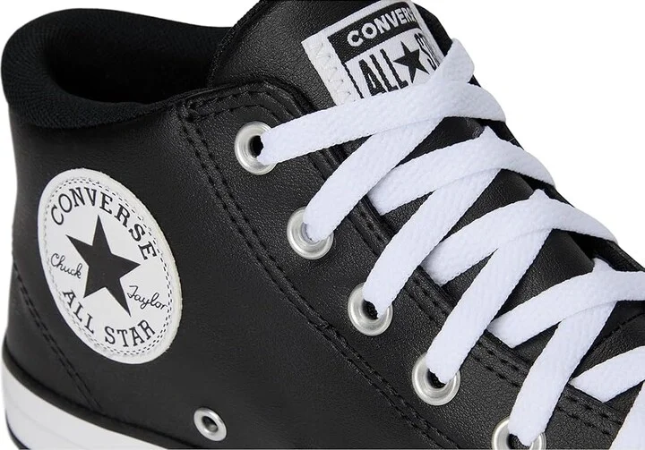 Converse Chuck Taylor All Star Malden Street Lace-up Boots Black/White/Black : Men's 10.5 - Women's 12.5 Medium, Canvas - Image 7