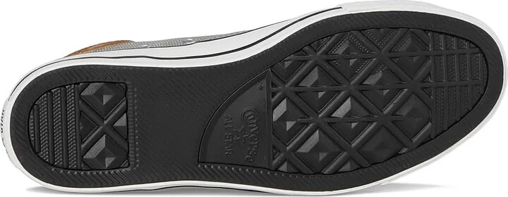Converse Chuck Taylor All Star Malden Street Wide-Fit Athletic Shoes Classic Grey/Honey/White : Men's 8.5 - Women's 10.5 Medium - Image 3