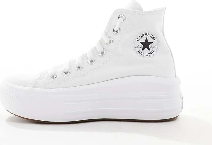 Converse Chuck Taylor All Star Move Hi sneakers in white - Image 2