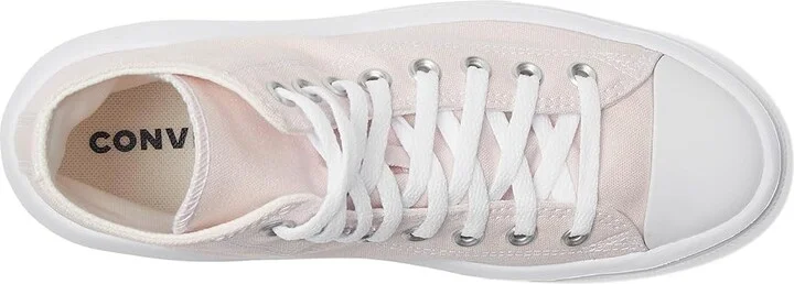 Converse Chuck Taylor All Star Move Platform Women's Shoes Blush Hush/White/Egret : 5.5 B - Medium, Canvas - Image 2