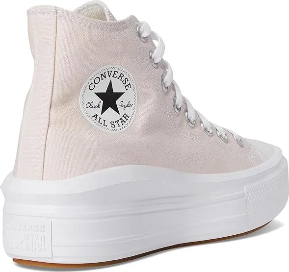 Converse Chuck Taylor All Star Move Platform Women's Shoes Blush Hush/White/Egret : 5.5 B - Medium, Canvas - Image 4