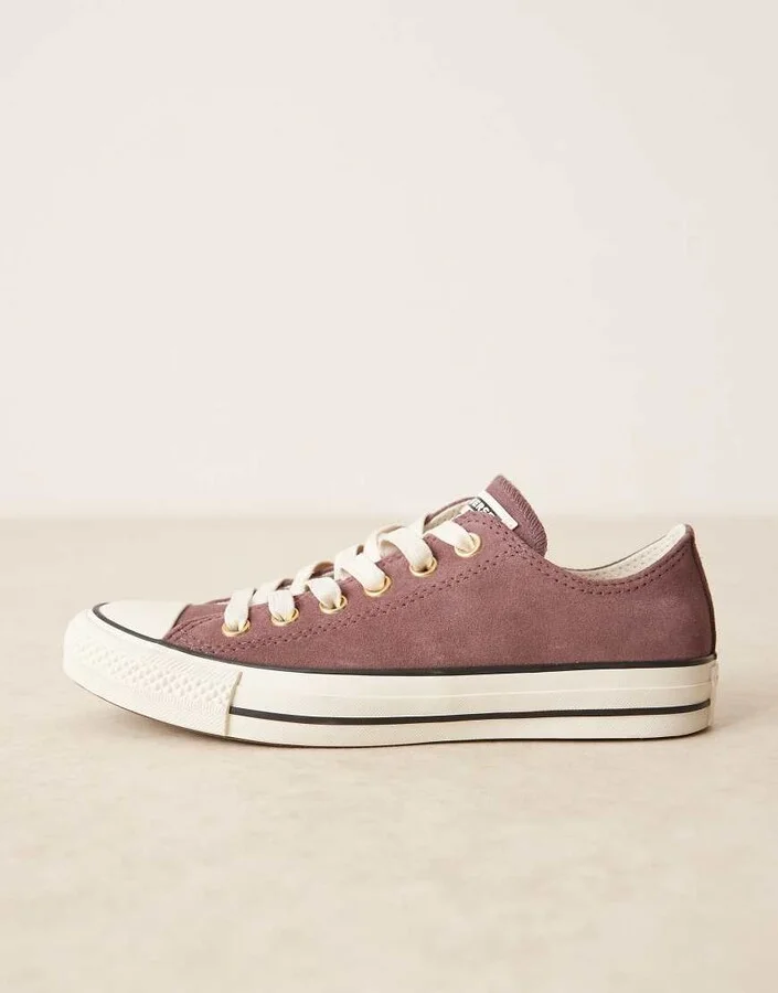 Converse Chuck Taylor All Star Ox suede sneakers in brown - Image 2