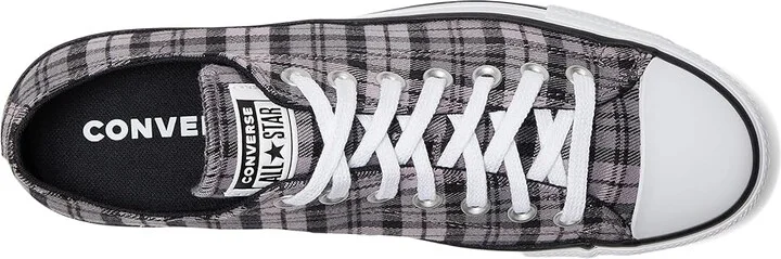 Converse Chuck Taylor All Star Plaid Shoes Black/Altitude Lilac/White : Men's 7.5 - Women's 9.5 Medium, Canvas - Image 2
