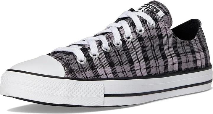 Converse Chuck Taylor All Star Plaid Shoes Black/Altitude Lilac/White : Men's 7.5 - Women's 9.5 Medium, Canvas - Image 5