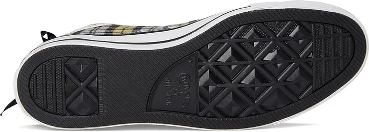 Converse Chuck Taylor All Star Plaid Shoes Black/Yellow/White : Men's 11.5 - Women's 13.5 Medium, Canvas - Image 3