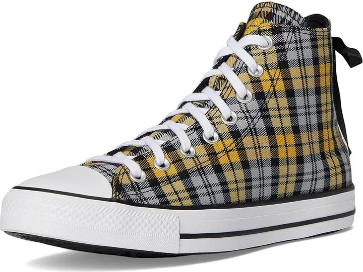 Converse Chuck Taylor All Star Plaid Shoes Black/Yellow/White : Men's 11.5 - Women's 13.5 Medium, Canvas - Image 5