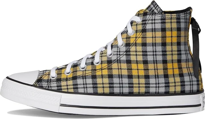 Converse Chuck Taylor All Star Plaid Shoes Black/Yellow/White : Men's 11.5 - Women's 13.5 Medium, Canvas - Image 6