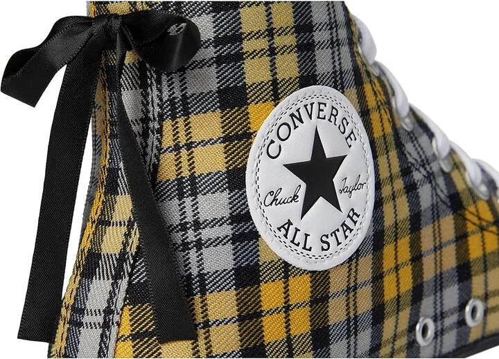 Converse Chuck Taylor All Star Plaid Shoes Black/Yellow/White : Men's 11.5 - Women's 13.5 Medium, Canvas - Image 7